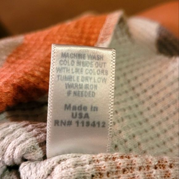 Monrow* Camo Thermal Top* Tan/Brown/Orange* Sz XL - Picture 6 of 6